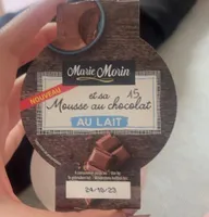 Marie Morin Mousse au chocolat