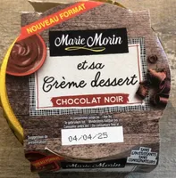 Marie morin et sa crème dessert chocolat noir