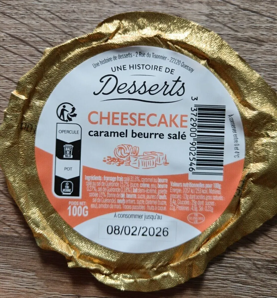 Cheesecake caramel beurre salé
