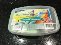 Crème glacée menthe chocolat