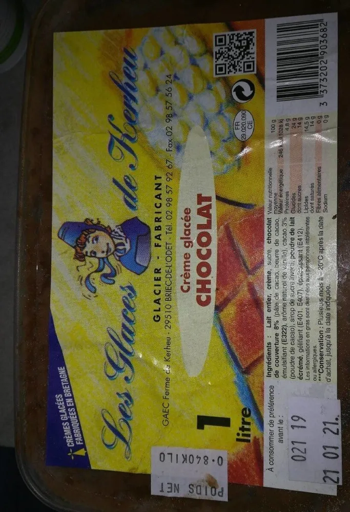 Les glaces de kerheu