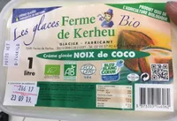 Creme glacee noix de coco