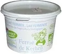 Yaourt Gros Lait FERME DE KERHEU, pot de