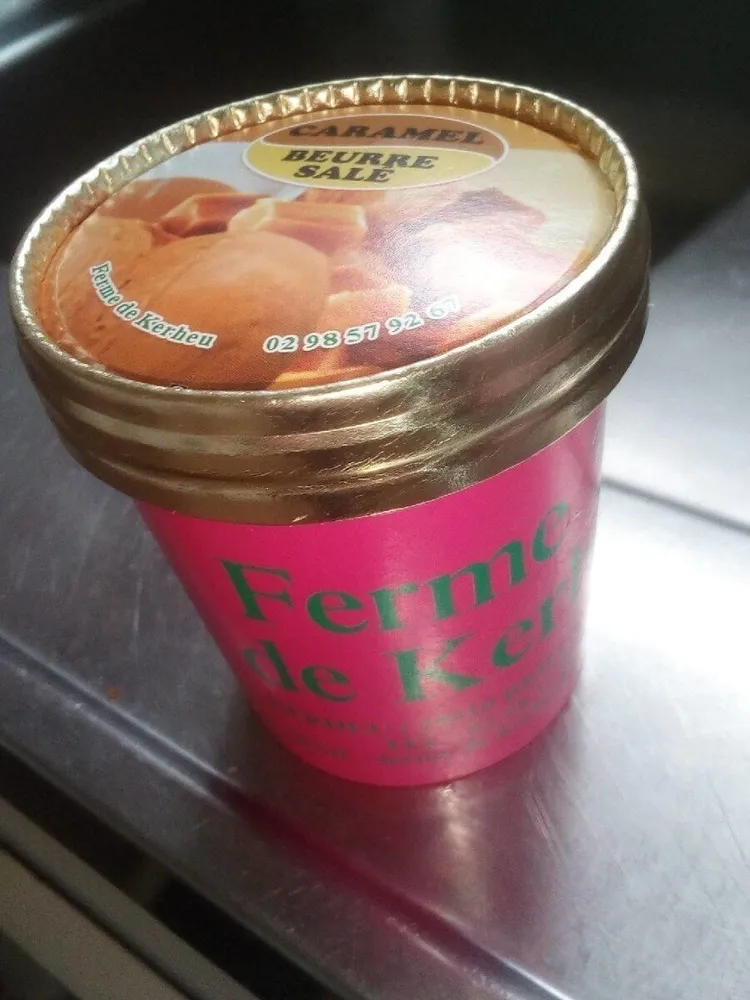Crème glacée au caramel au beurre salé