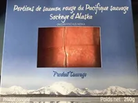 Portions de saumon rouge du Pacifique sauvage Sockeye d'Alaska
