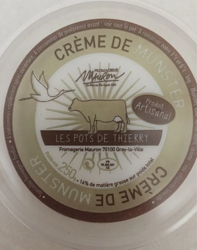 Creme de munster Gewurztramin