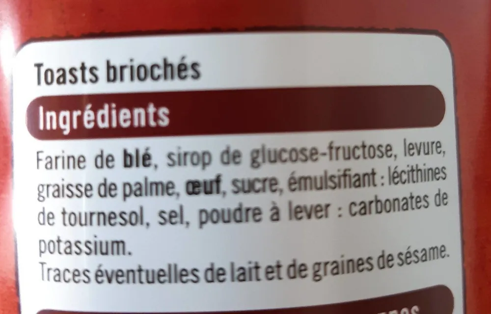 Toast briochés