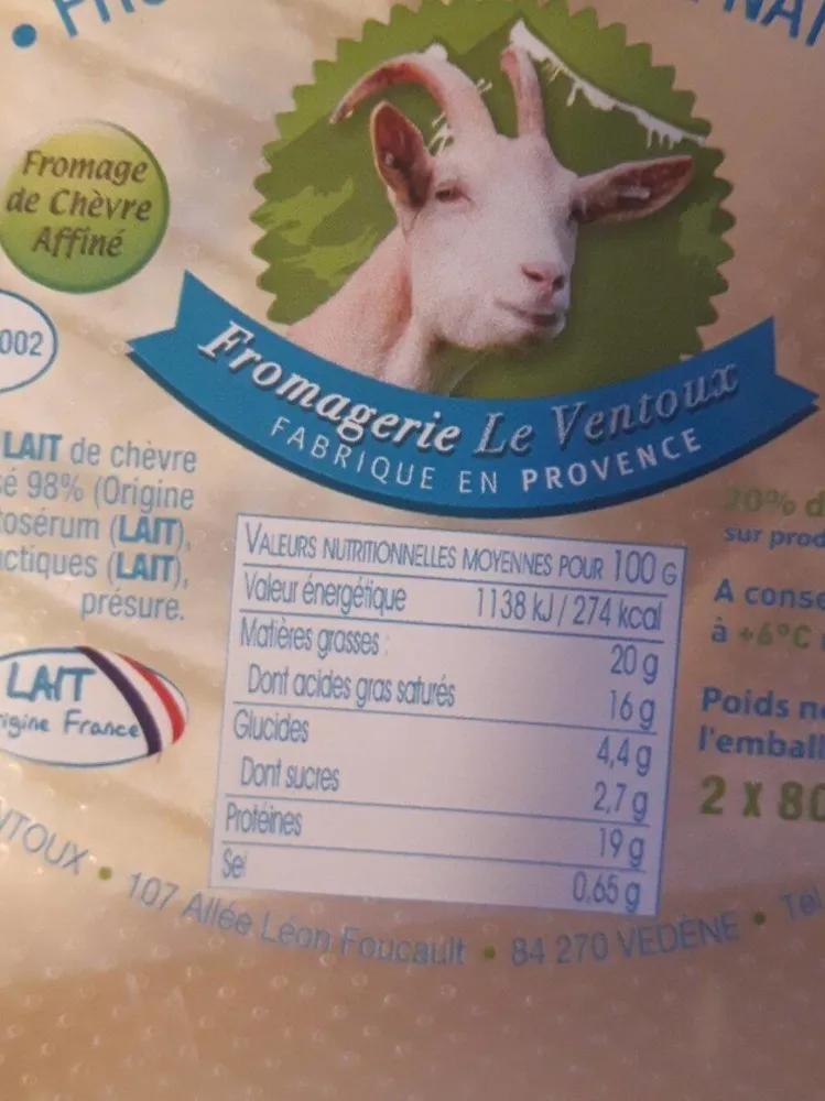 Ventoux fromage de chevre