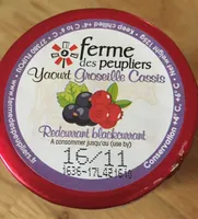 Yaourt groseille cassis