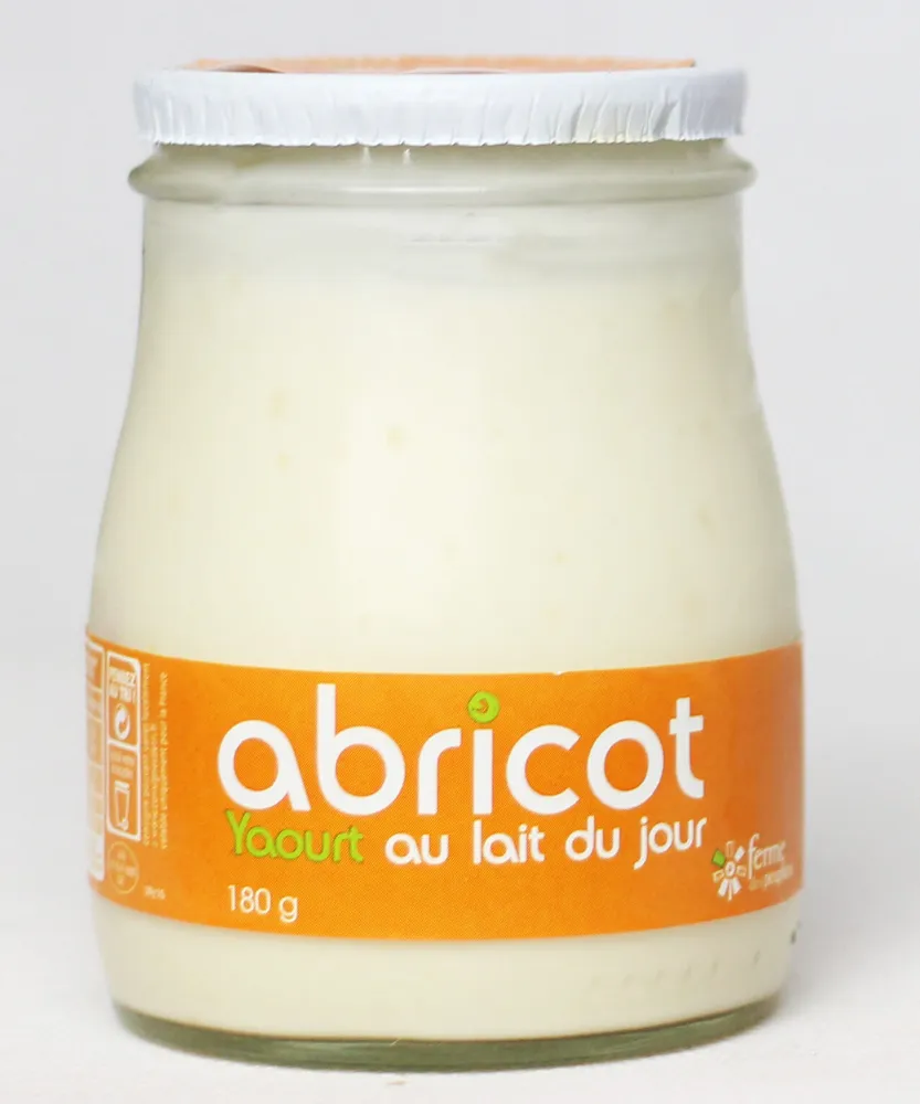 Yaourt brassé abricot au lait du jour