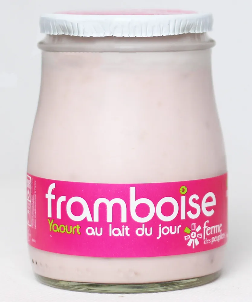 Framboise Yaourt au lait du jour
