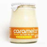 Yaourt brassé au caramel beurre salé