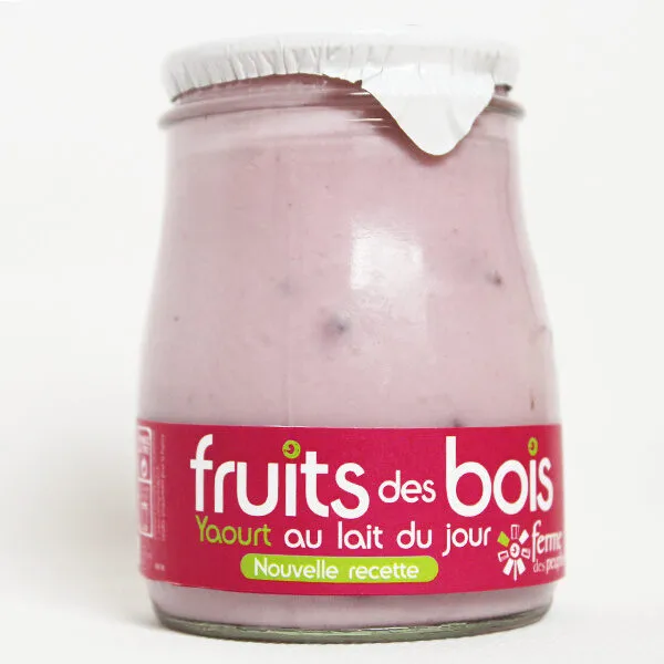 Yaourt brassé aux fruits des bois