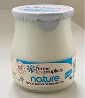 Nature yaourt lait de nos vache