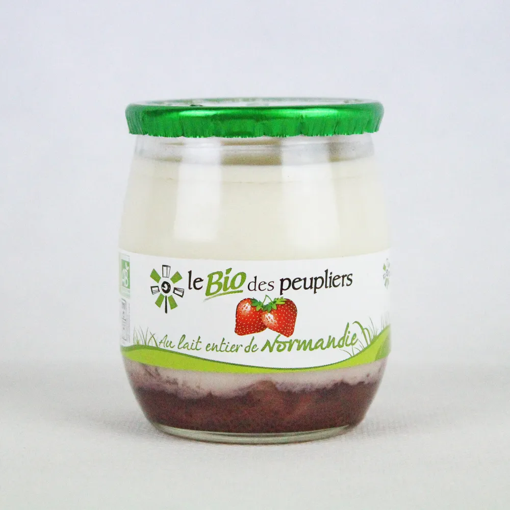Yaourt fraise biologique