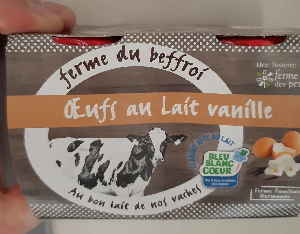 Oeufs au lait vanille