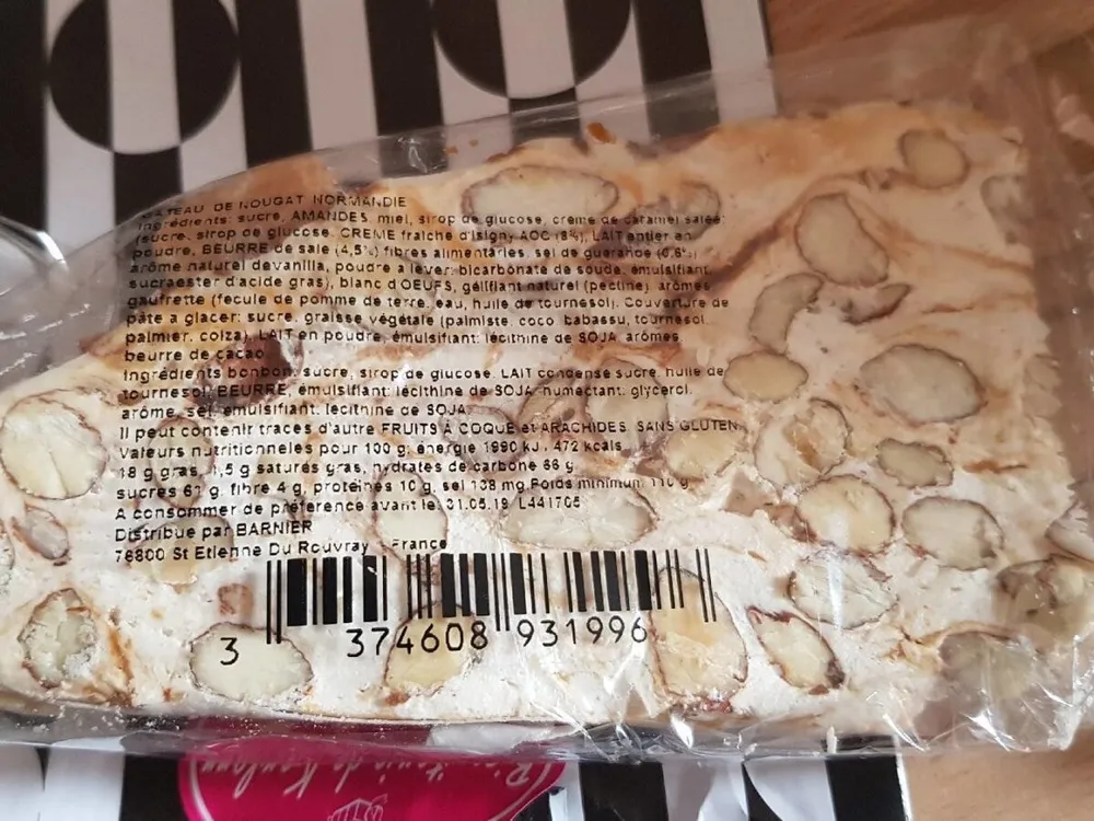 Nougat caramel beurre salé