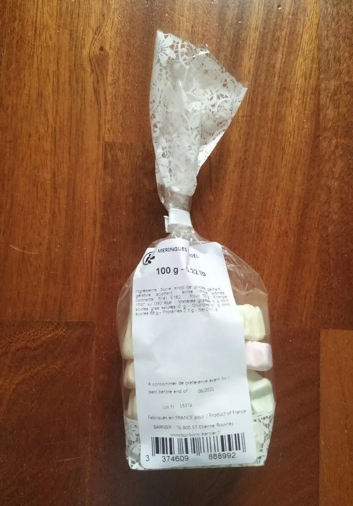 Meringues de Noël