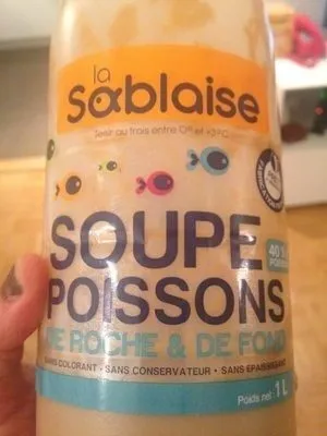 La Sablaise, Soupe de poissons fraiche, la bouteille de