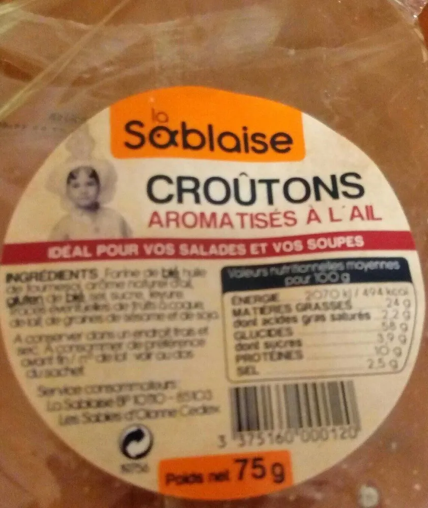 Croutons à l'ail