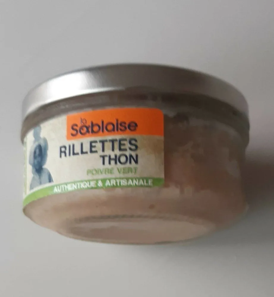 Rillettes de thon au poivre vert LA SABLAISE