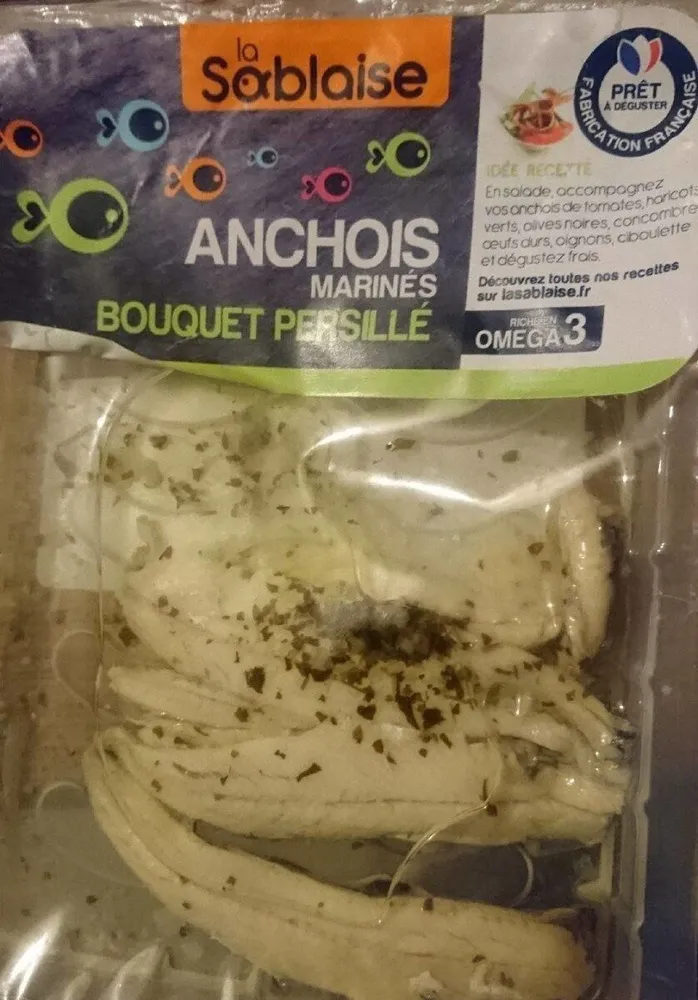 Anchois marinés bouquet persillé