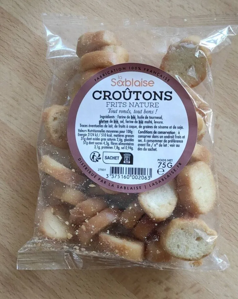 Croutons frits nature
