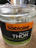 Rillettes Thon, coriandre & basilic, 90g