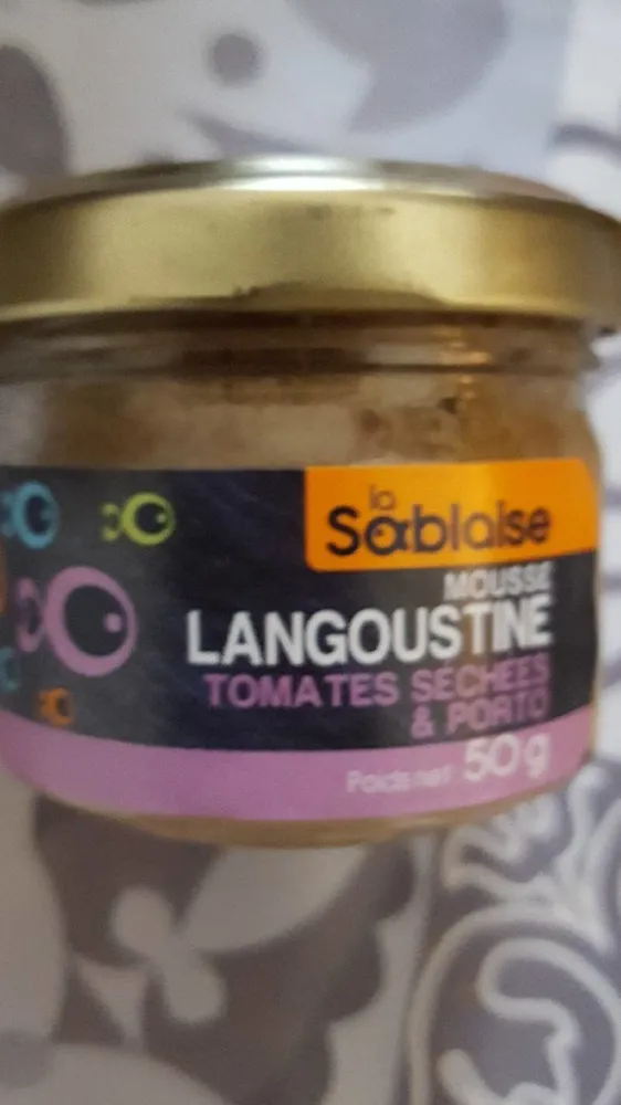 Mousse de langoustine tomates séchées et porto