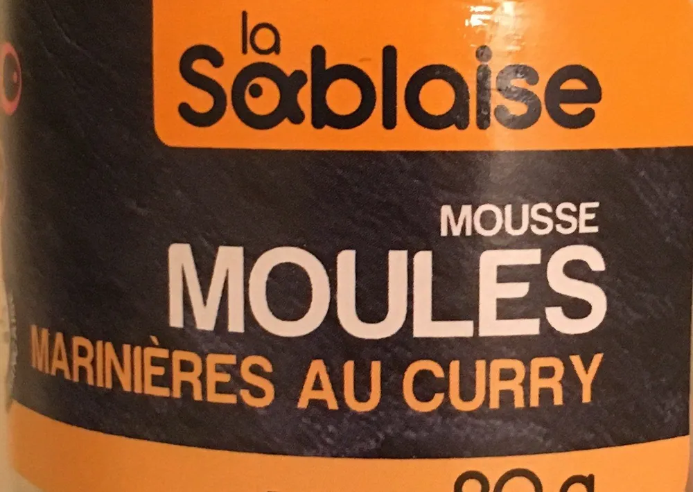 Mousse moules marinières au curry