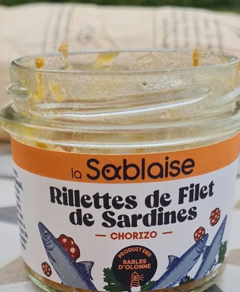 Rillettes de filet de sardines