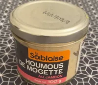 Houmous de mogette au jambon