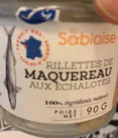 Rillettes de maquereau aux echalottes