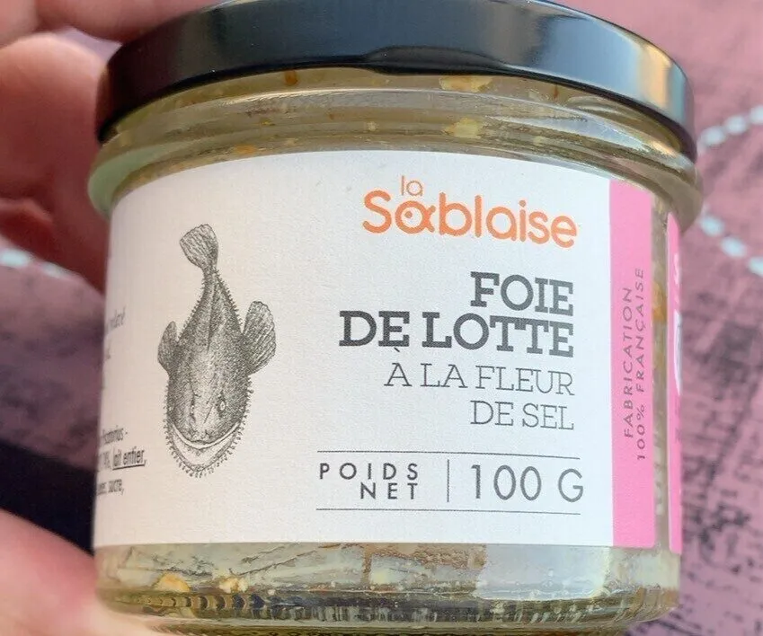 Foie de lotte a la fleur de sel