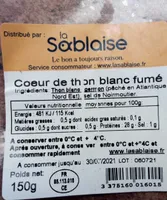 Cœur de thon blanc fumé