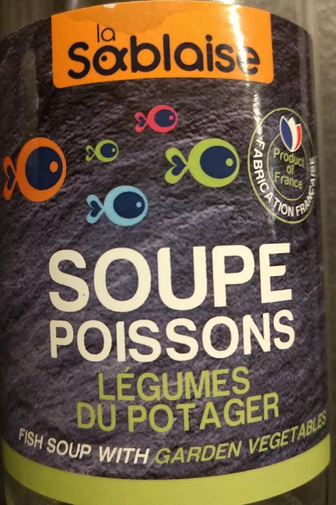 Soupe de poisson Légumes du potager