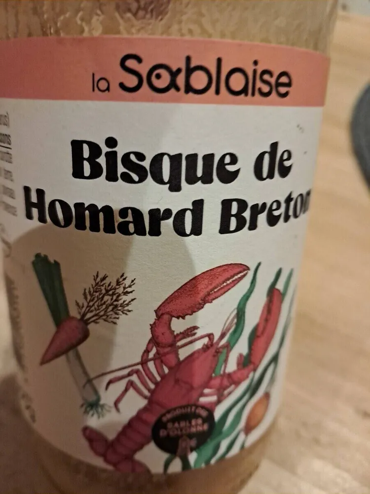 Bisque de homard breton