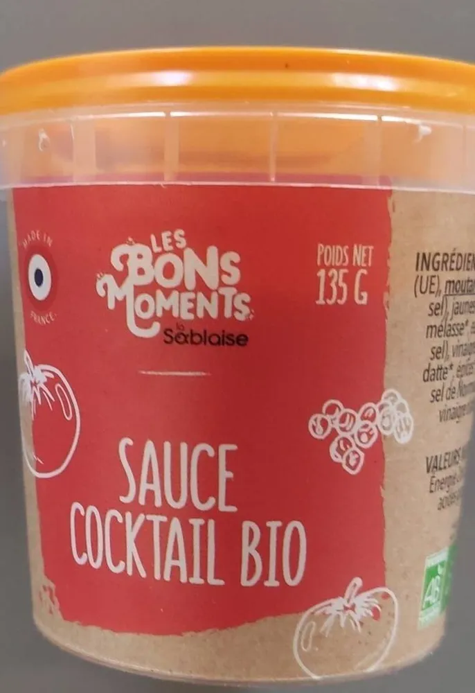 Sauce cocktail Bio