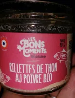 Rillettes de thon au poivre bio