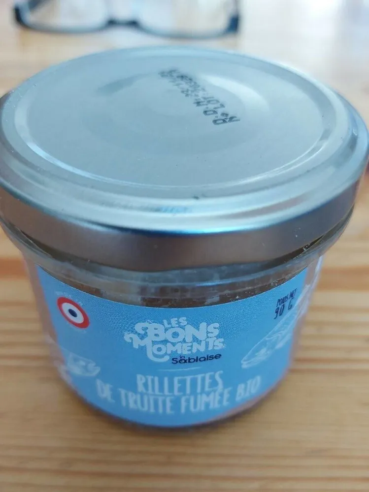 Rillettes de truite fume bio