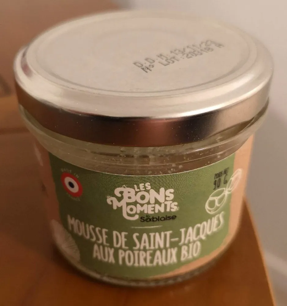 Mousse de Saint-Jacques aux poireaux bio