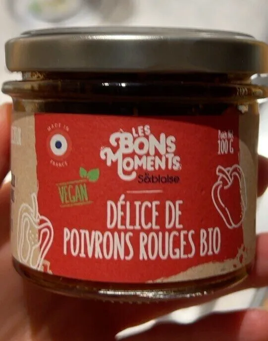 Délice de poivrons rouges bio