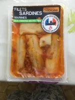 Filets de sardines marines