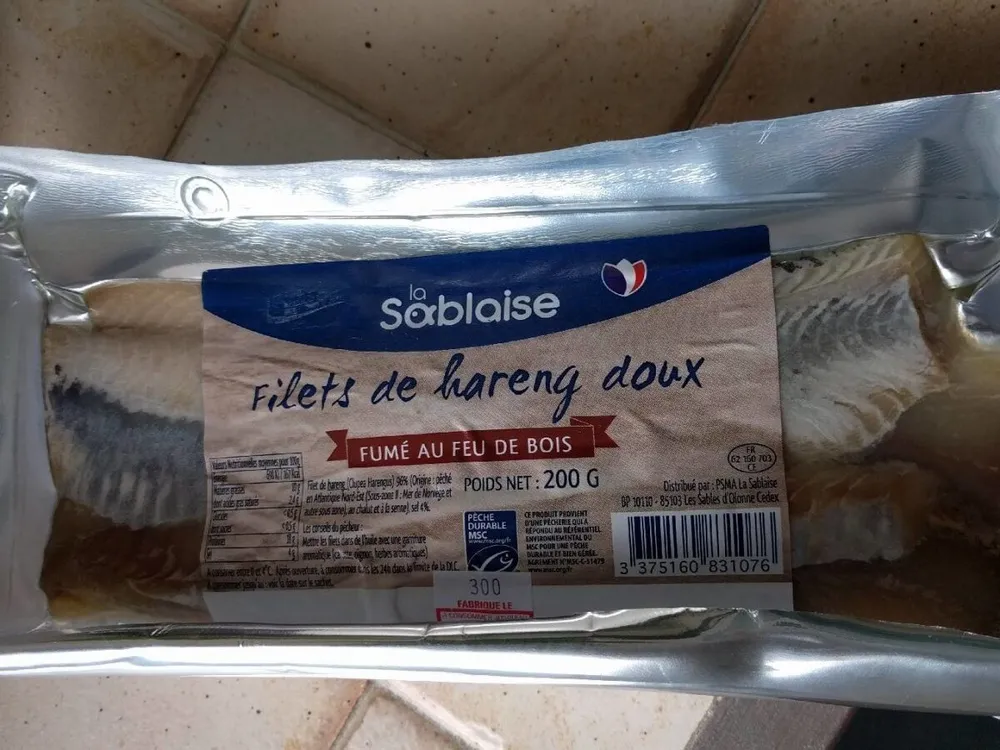 Filets de hareng doux