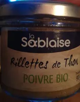 Rillettes de thon poivre bio