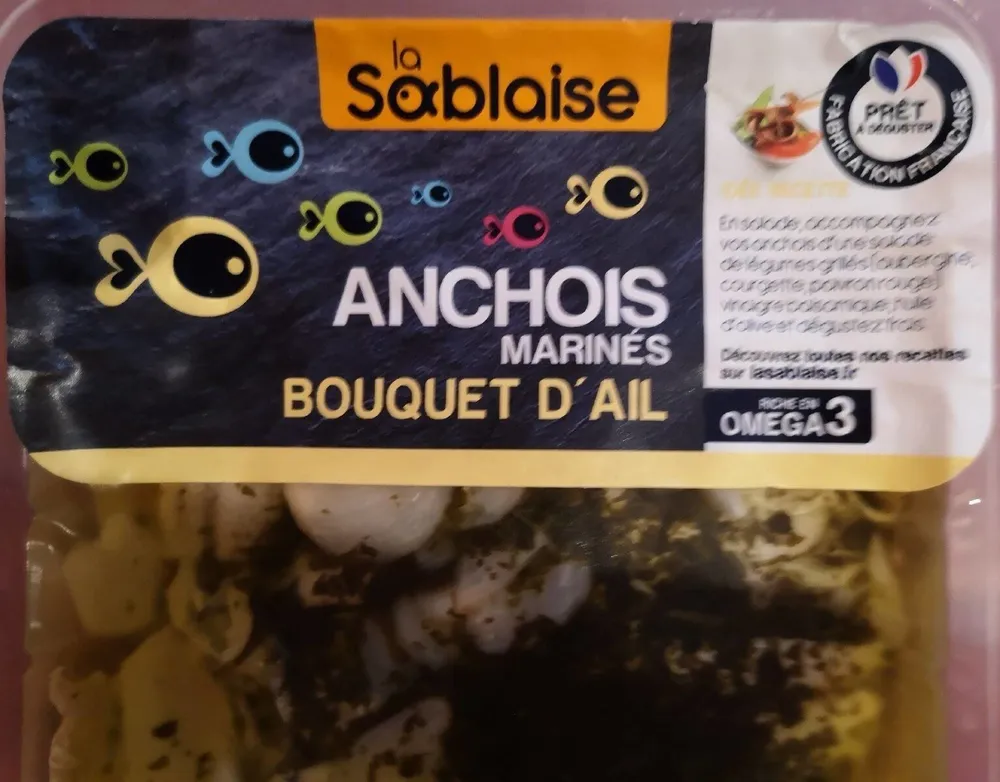 Filets d'anchois marines