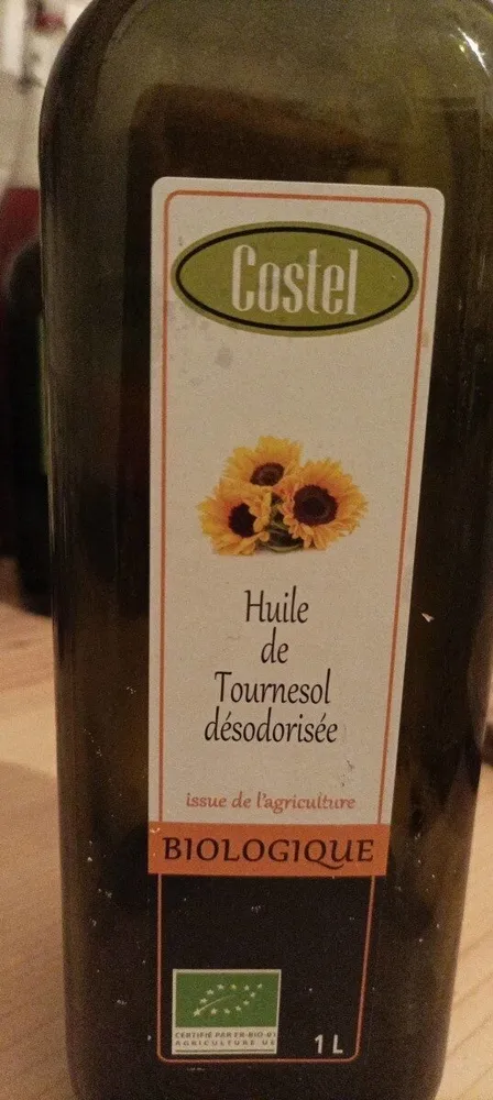 Huile de tournesol desodorisée