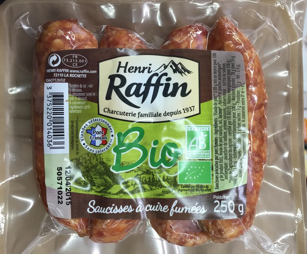 Saucisses à cuire fumées