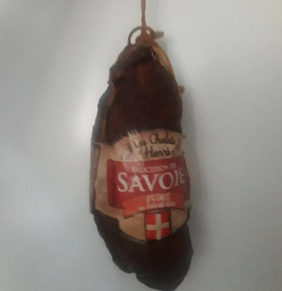 Saucisson de savoie fume