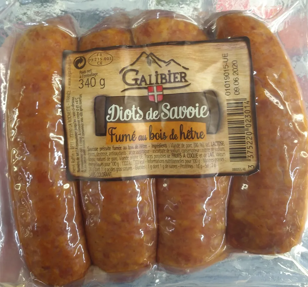 Diots de Savoie fumé au bois de hêtre